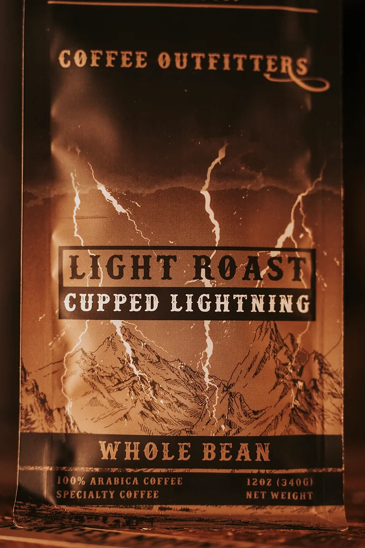 Juniper Mountain Coffee light roast cupped lightning whole bean arabica specialty coffee