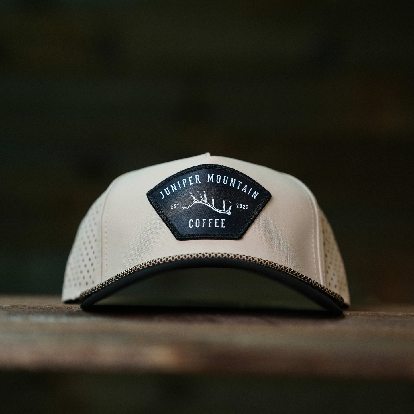 5 Panel Rope Hat (Tan/Black)