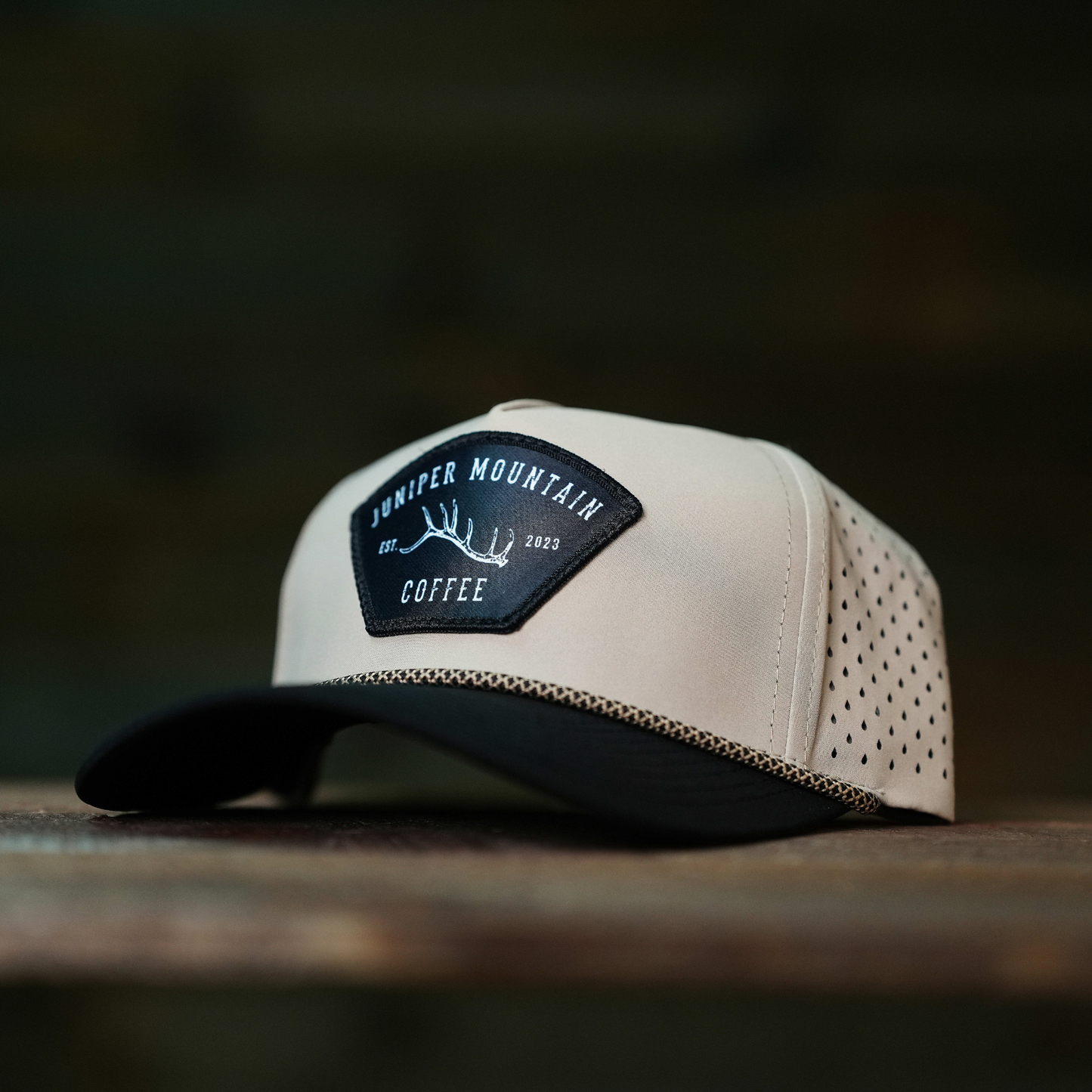 5 Panel Rope Hat (Tan/Black)